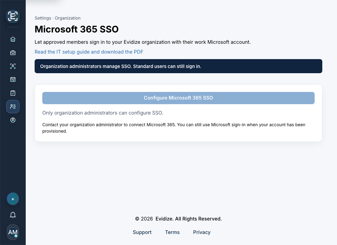 Standard-user view